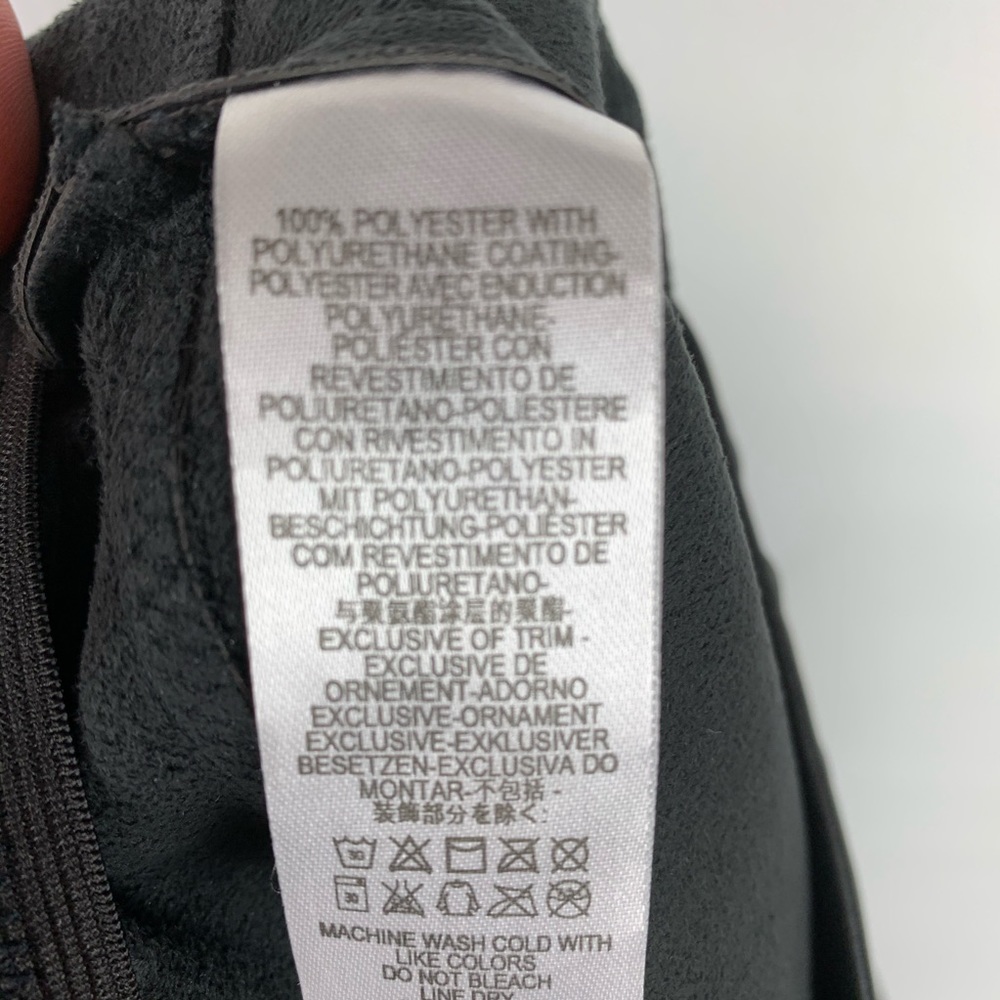 Free People Moto Black Vegan Leather Leggings - Picture 15 of 15